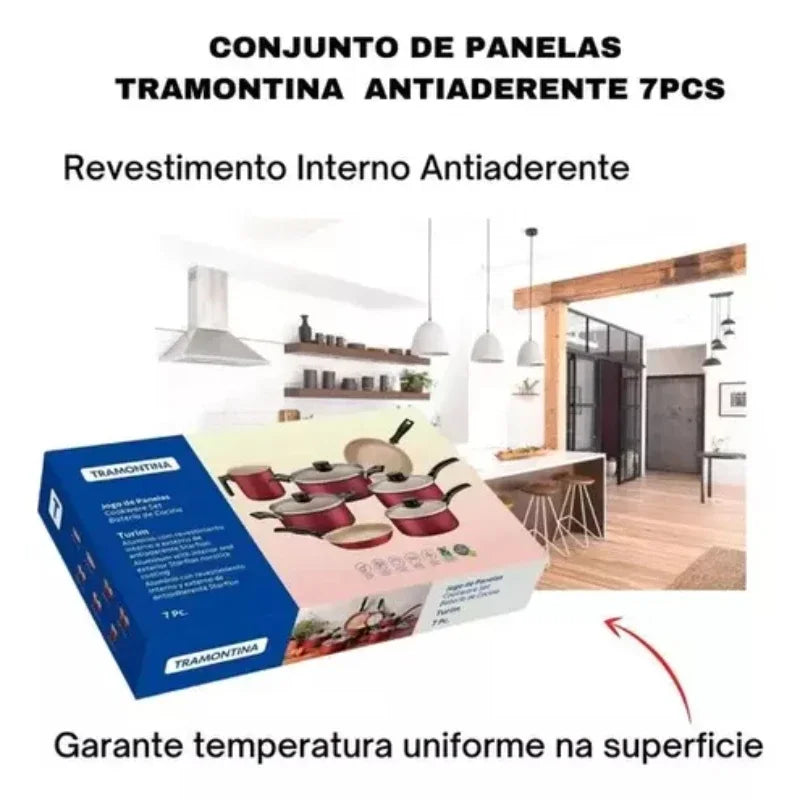 Panela de indução Tramontina adequados para uso em cozinha doméstica